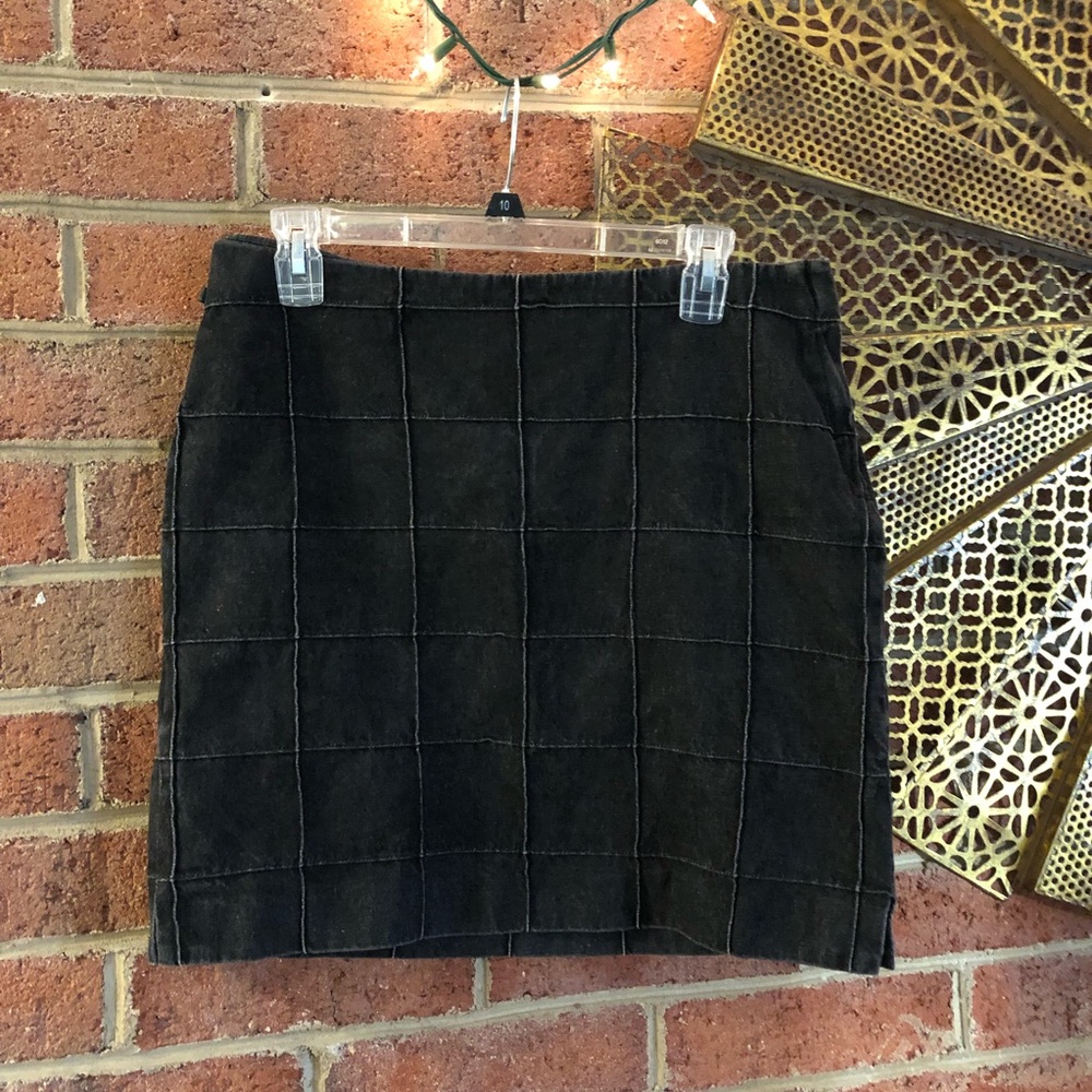 CHARCOAL BLACK RALPH LAUREN SKIRT SIZE 8